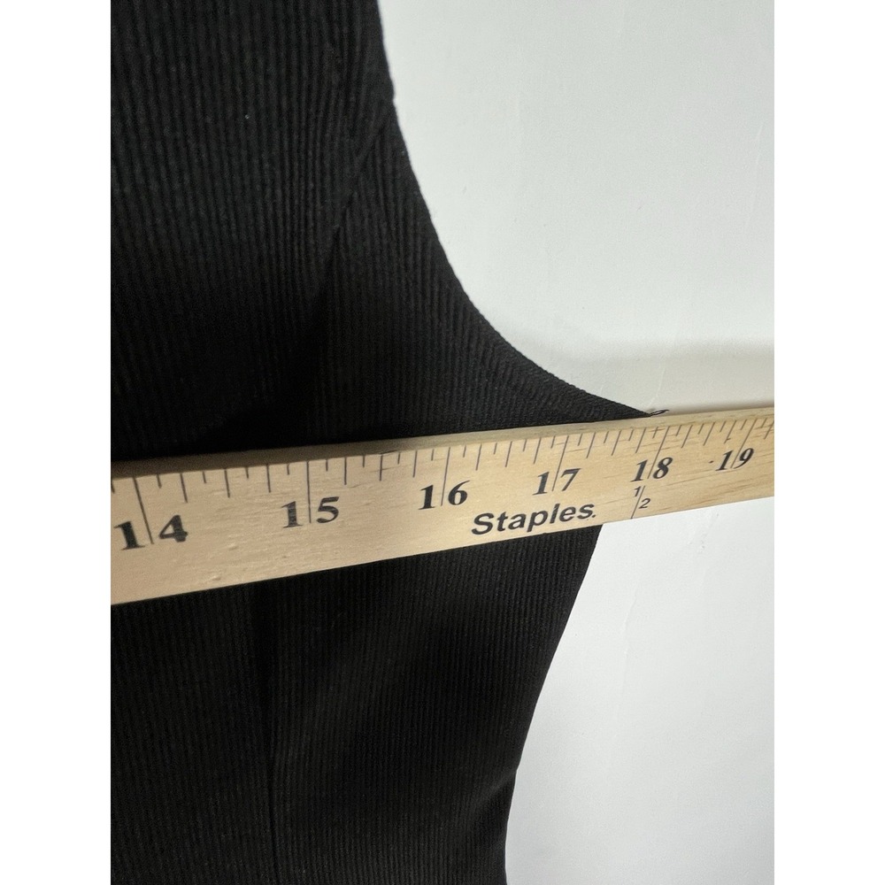Elodie Dress‎ Womens Size Large Black Knit Stretch Sleeveless Sheath New - Picture 4 of 8
